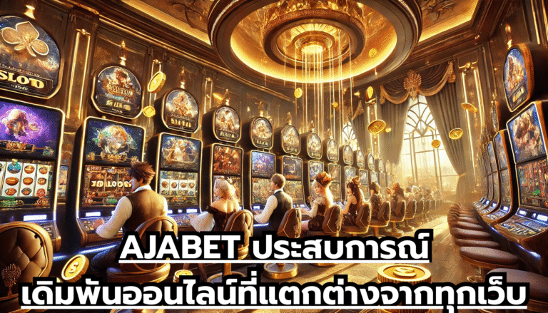 AJABET ประสบการณ์เดิมพันออนไลน์ที่แตกต่างจากทุกเว็บ