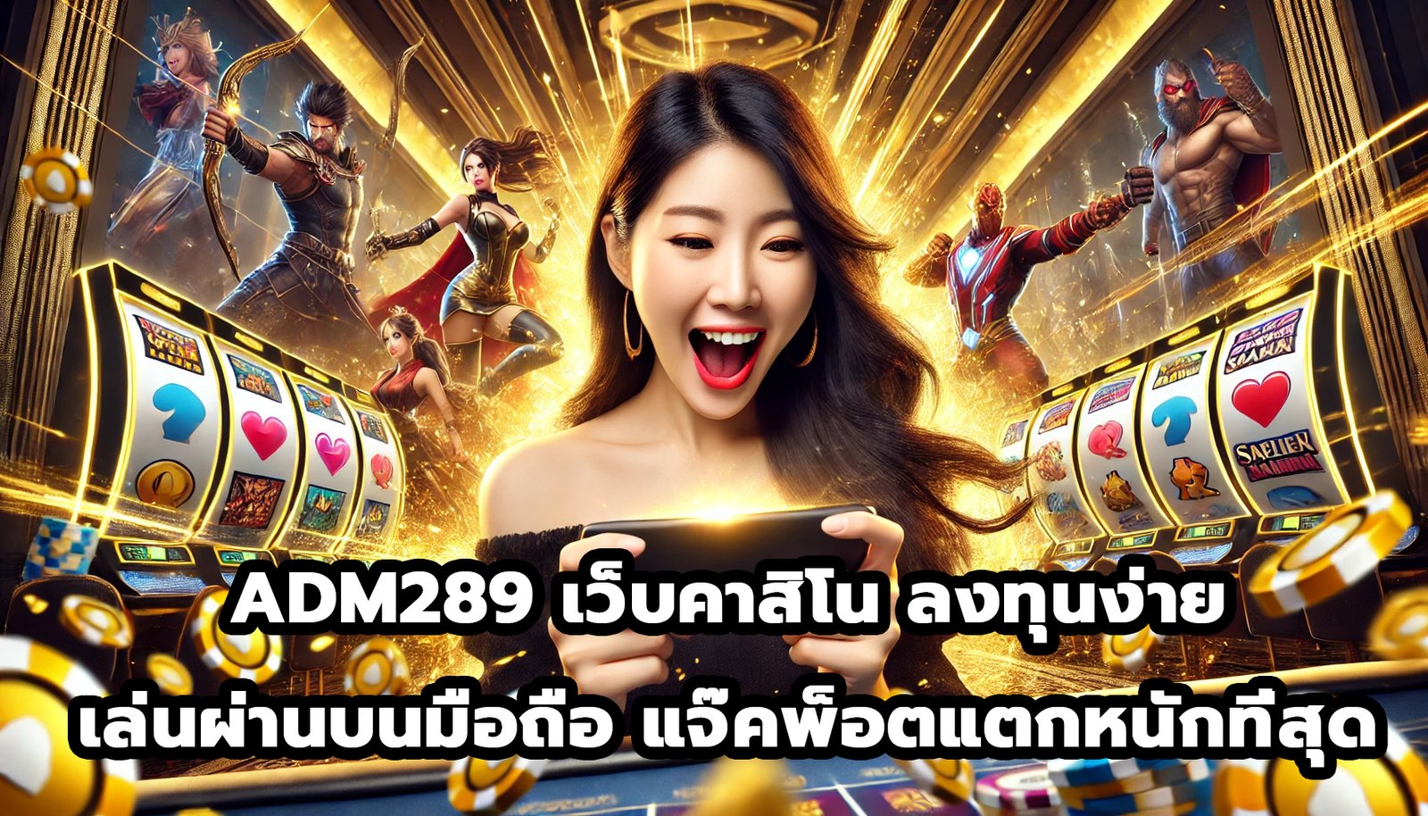ADM289 เว็บคาสิโน ลงทุนง่าย ผ่านบนมือถือ แจ๊คพ็อตแตกหนักที่สุด-2